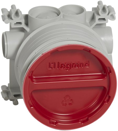 Коробка в бетон Legrand для лючков IP44 80х80мм серый фото Коробка в бетон Legrand для лючков IP44 80х80мм серый картинка